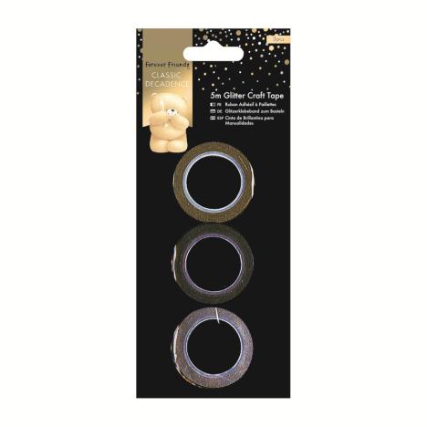 5m Classic Decadence Forever Friends Glitter Craft Tape